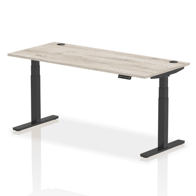 Air Height Adjustable Desk with Cable Ports