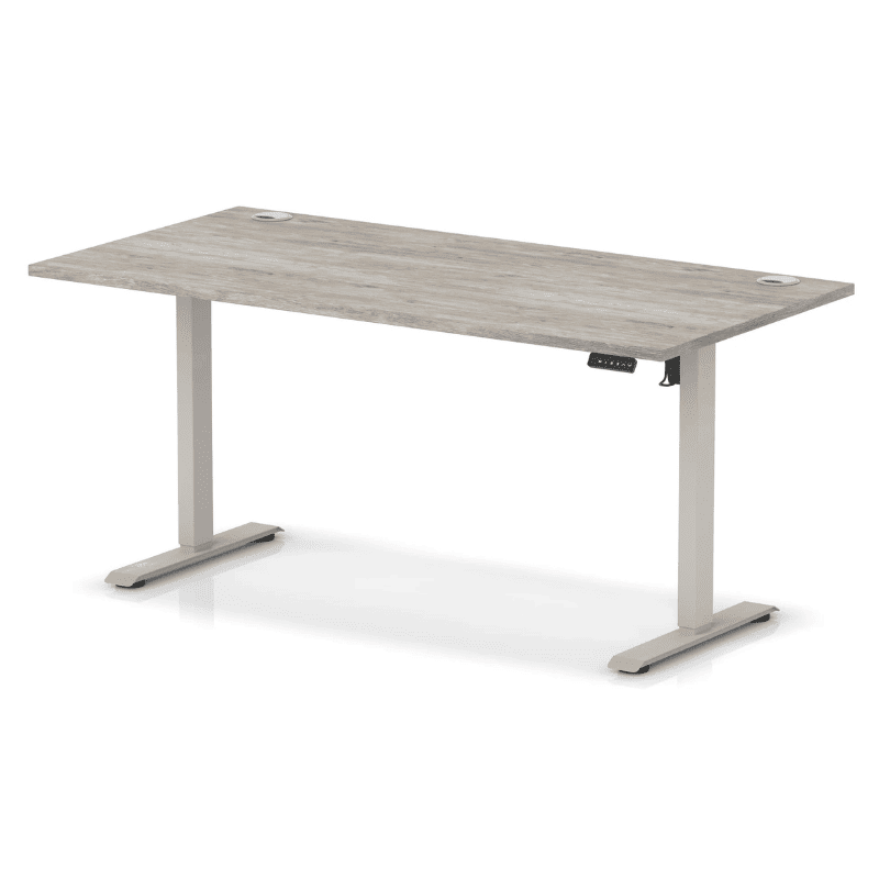 Air Lite Height Adjustable Desk with Cable Ports