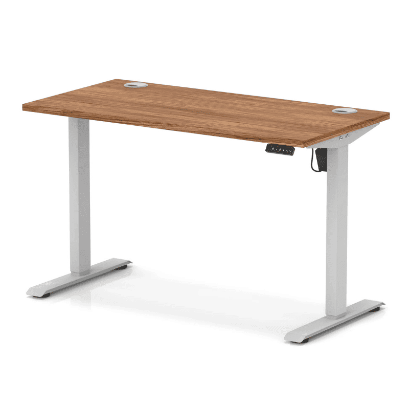 Air Lite Height Adjustable Slimline Desk with Cable Ports