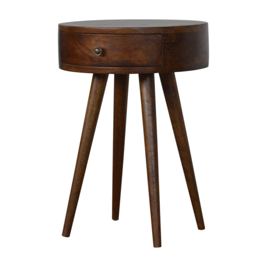 Artisan Nordic Chestnut Circular Bedside