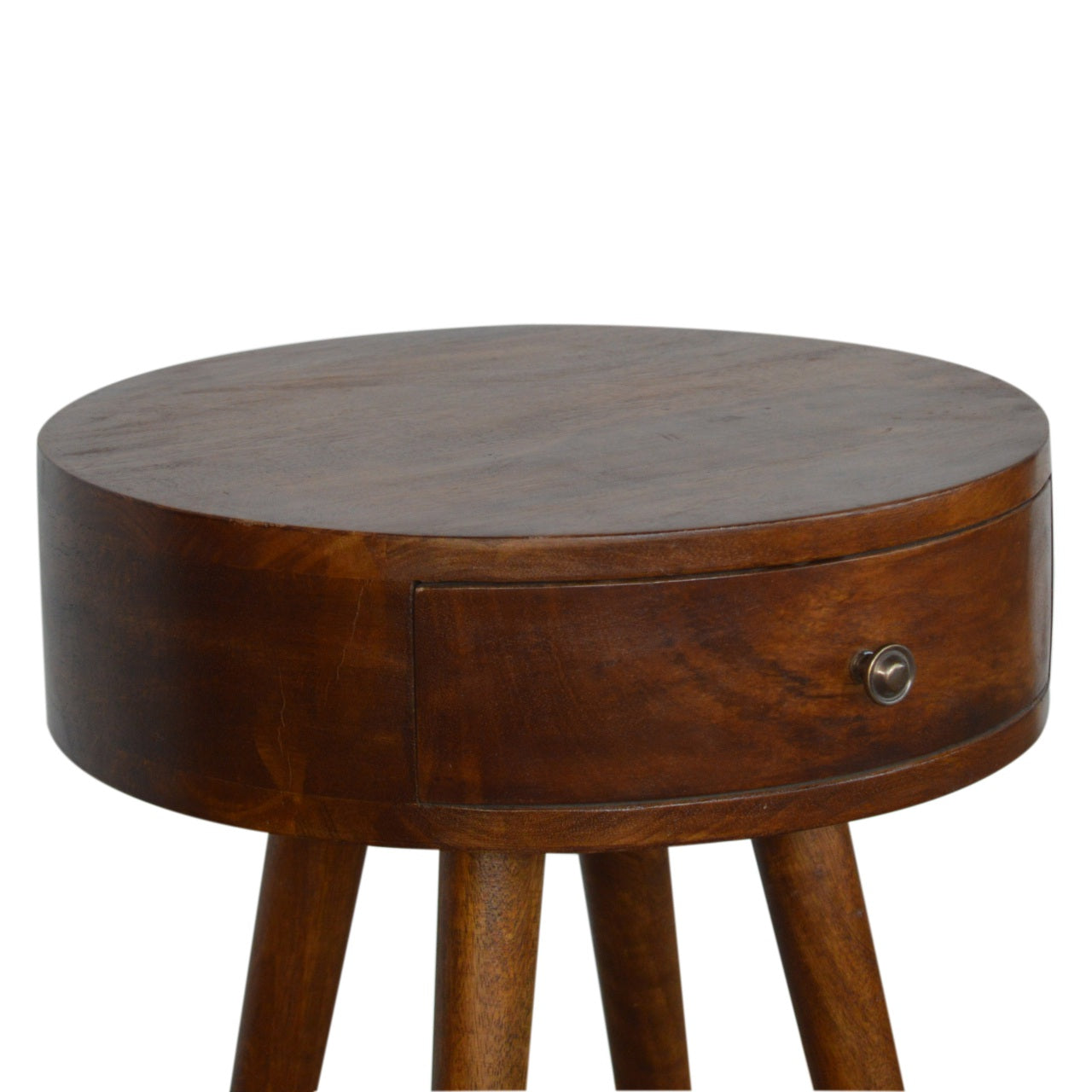 Artisan Nordic Chestnut Circular Bedside