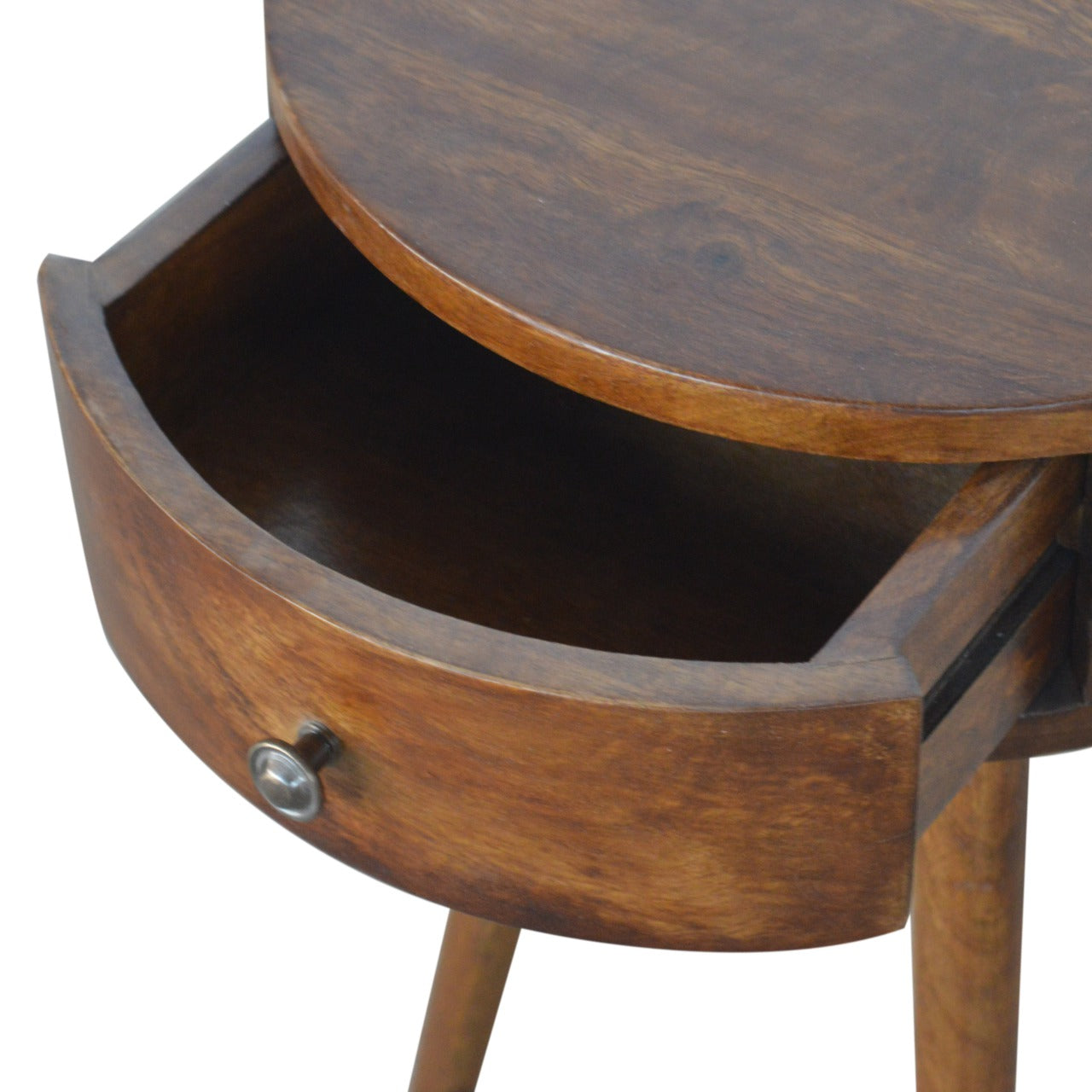 Artisan Nordic Chestnut Circular Bedside