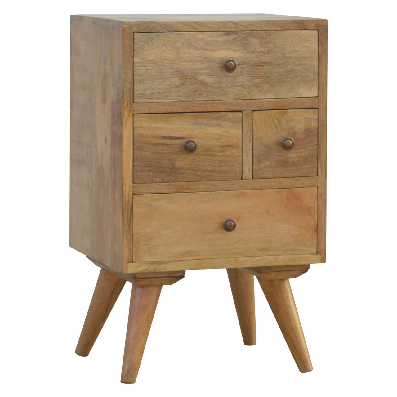 Artisan Nordic Style 4 Drawer Multi Bedside
