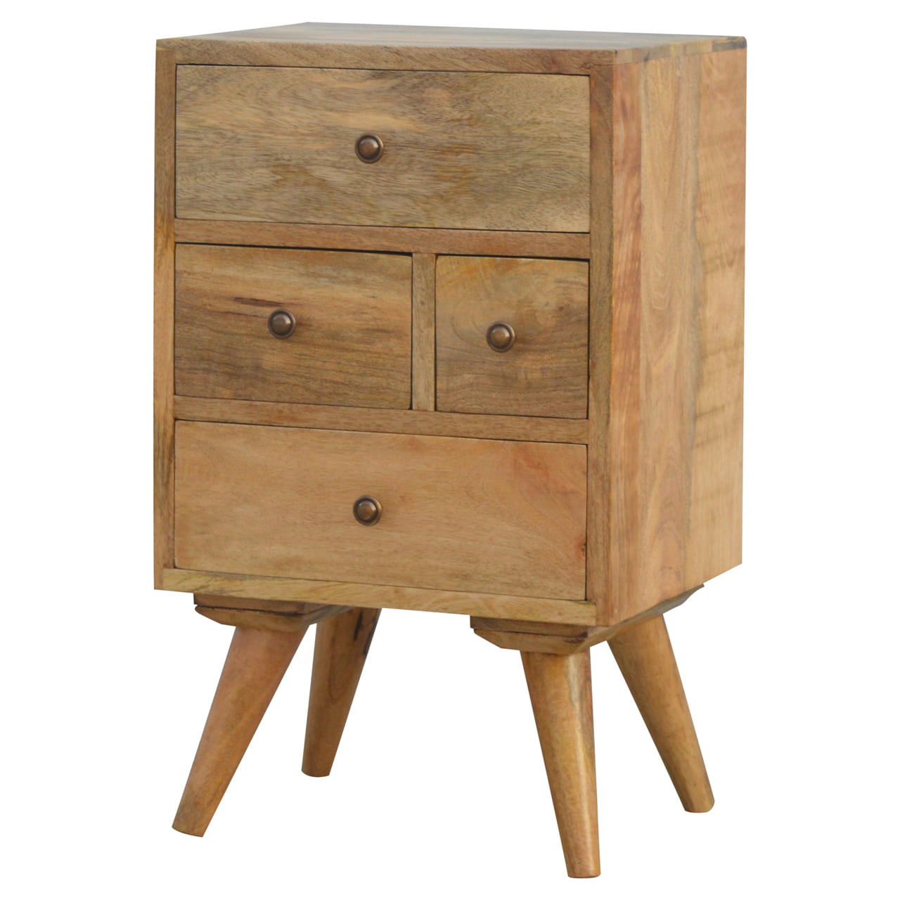 Artisan Nordic Style 4 Drawer Multi Bedside