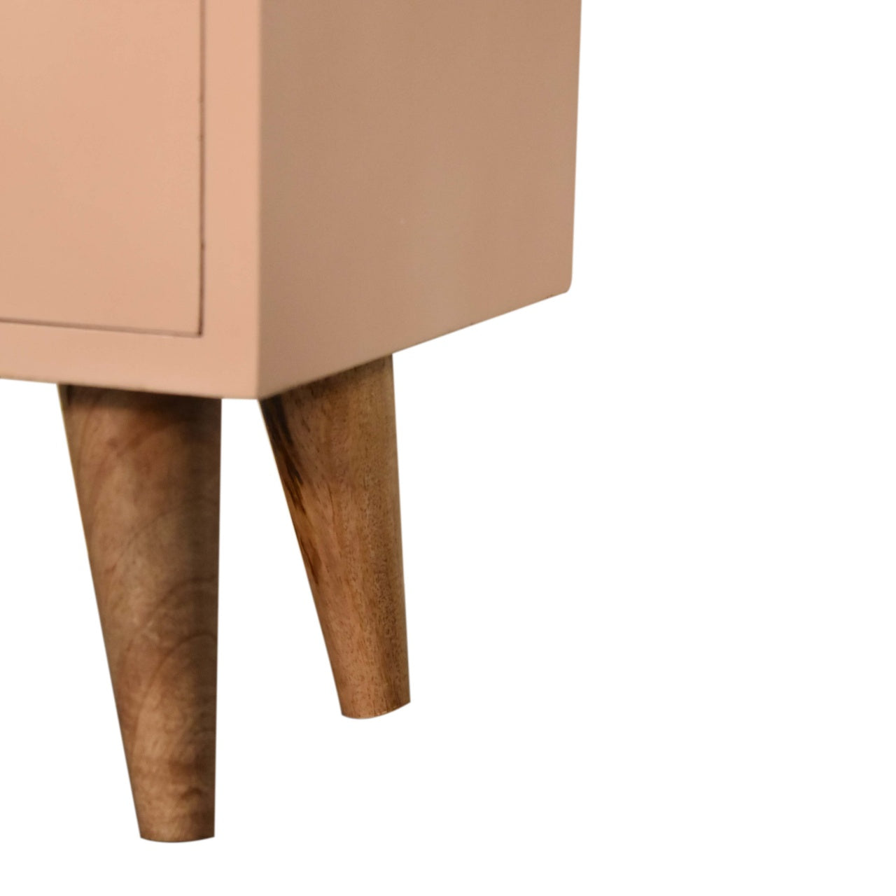Artisan Blush Pink Hand Painted Bedside