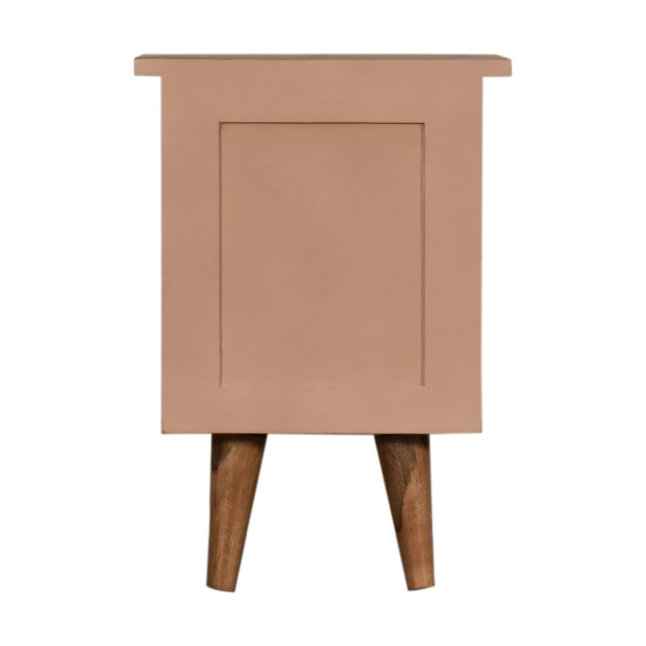 Artisan Blush Pink Hand Painted Bedside