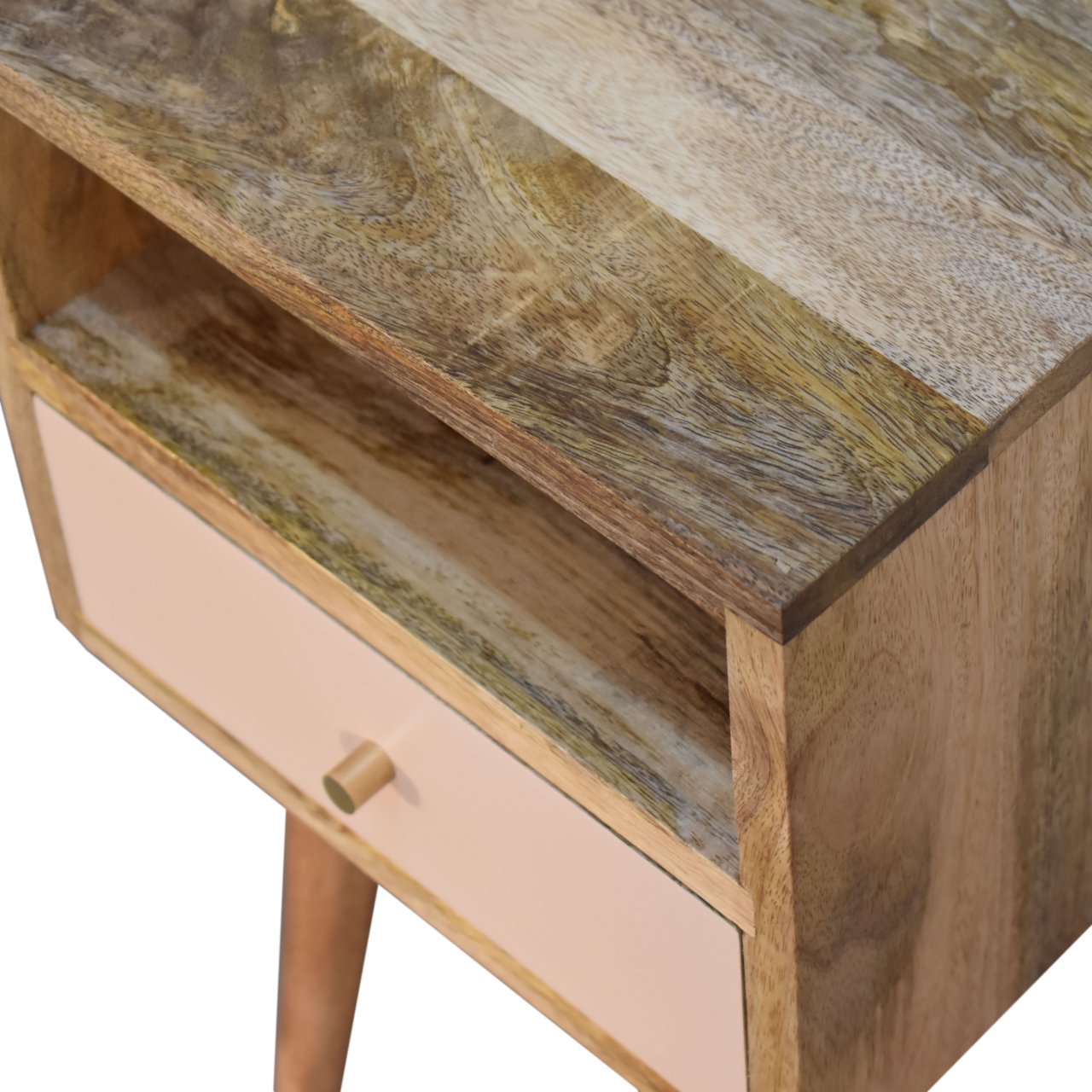 Artisan Mini Blush Hand Painted Bedside