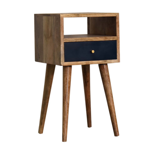 Artisan Mini Navy Blue Hand Painted Bedside