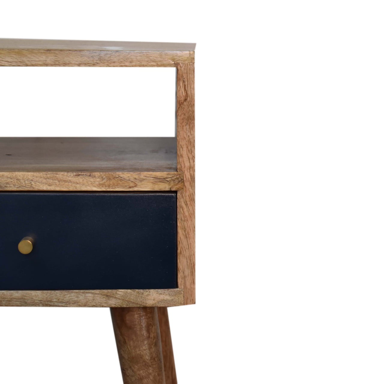 Artisan Mini Navy Blue Hand Painted Bedside