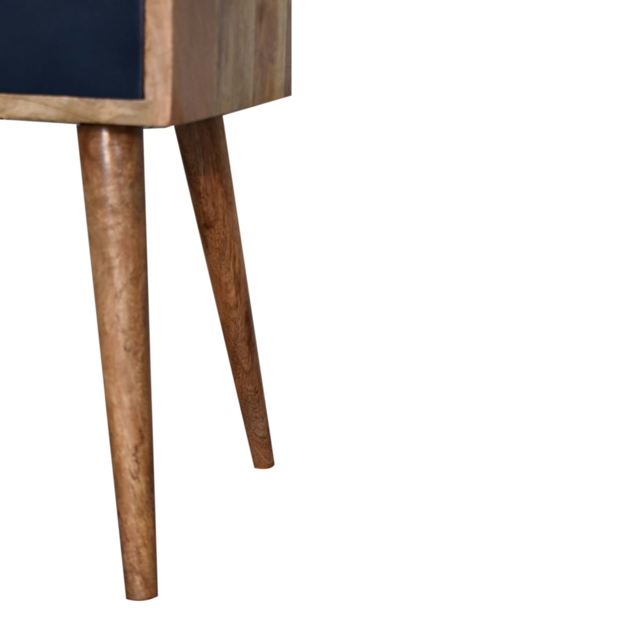 Artisan Mini Navy Blue Hand Painted Bedside