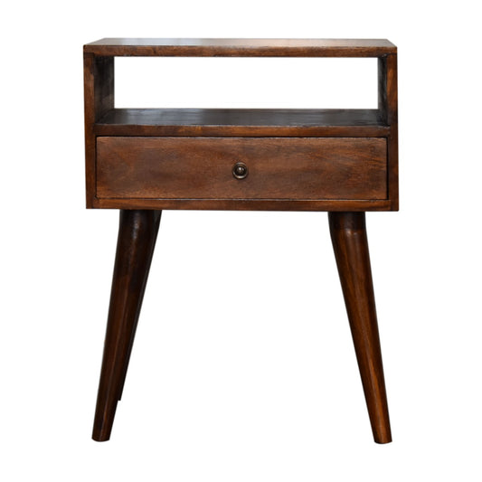 Artisan Modern Chestnut Solid Wood Bedside