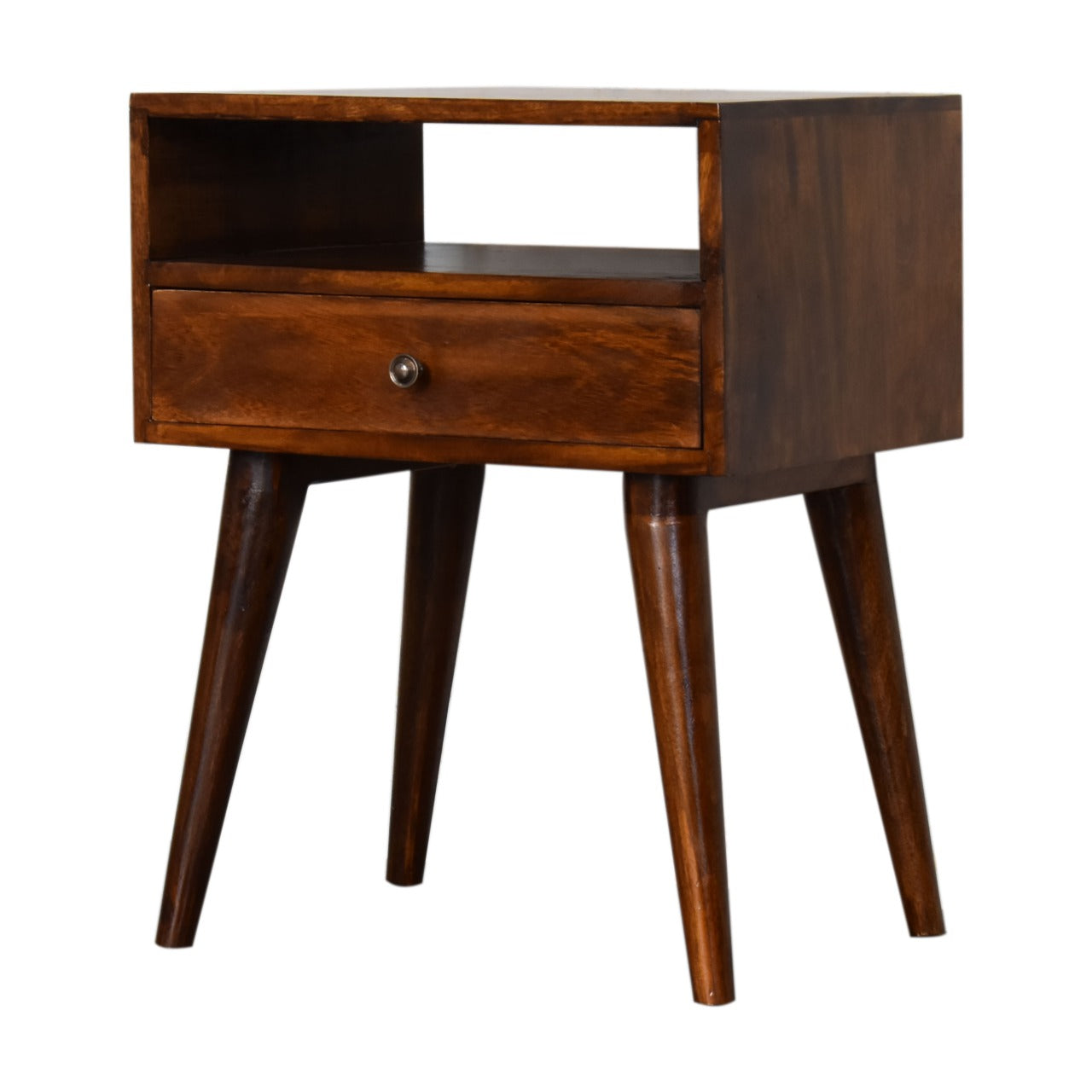 Artisan Modern Chestnut Solid Wood Bedside