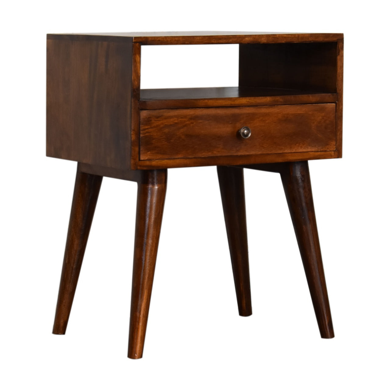 Artisan Modern Chestnut Solid Wood Bedside
