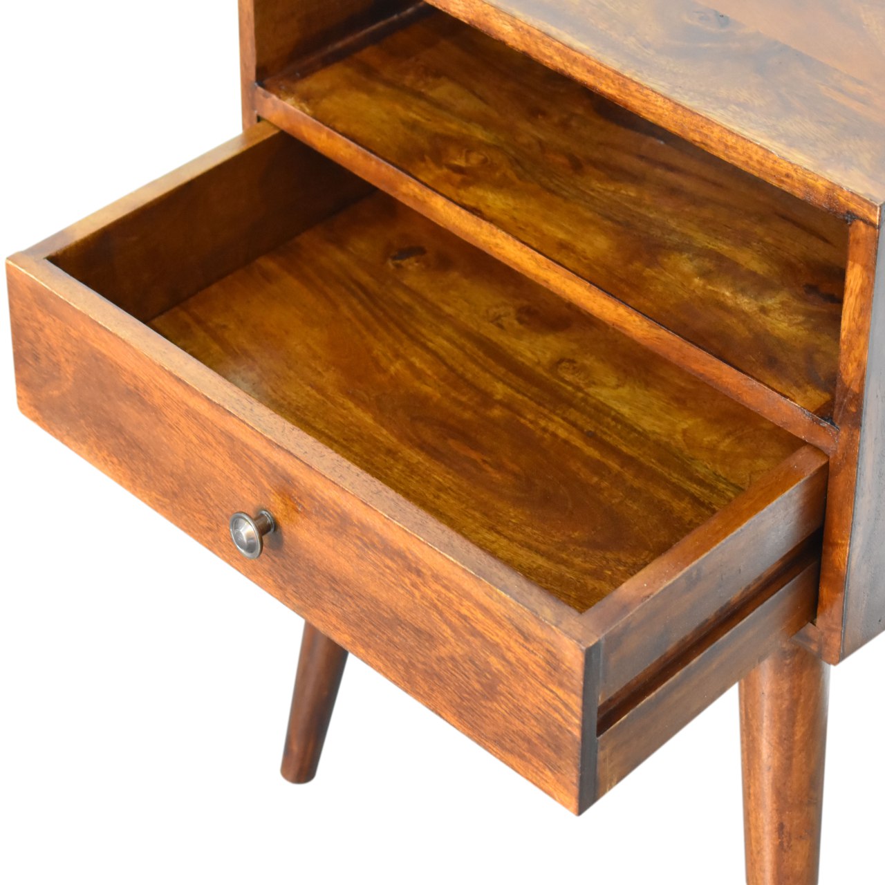 Artisan Modern Chestnut Solid Wood Bedside