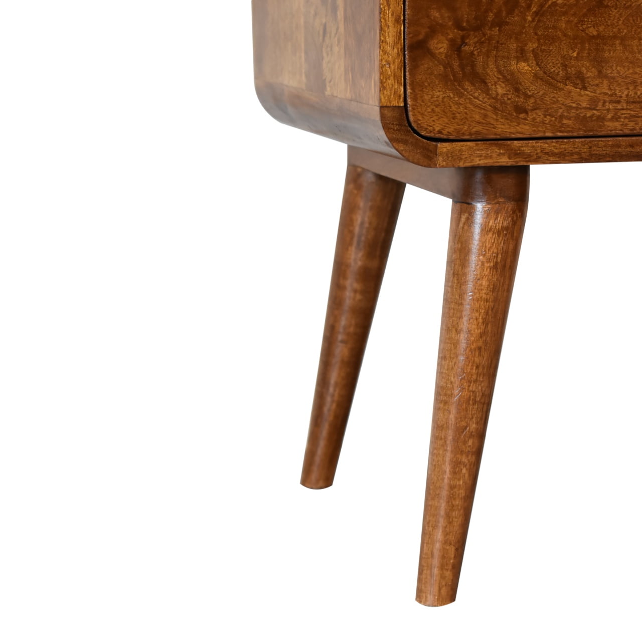 Artisan Curved Chestnut Bedside