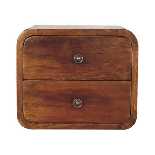 Artisan Floating Mini Chestnut Bedside