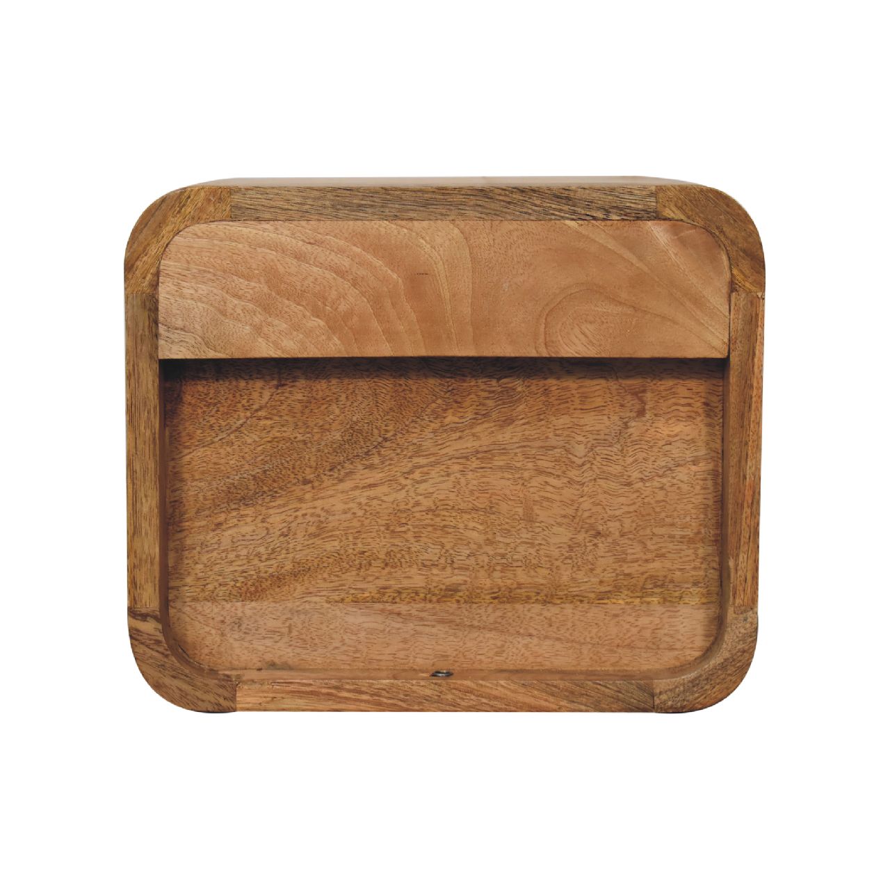 Artisan Mini Curve Oak-ish Floating Bedside