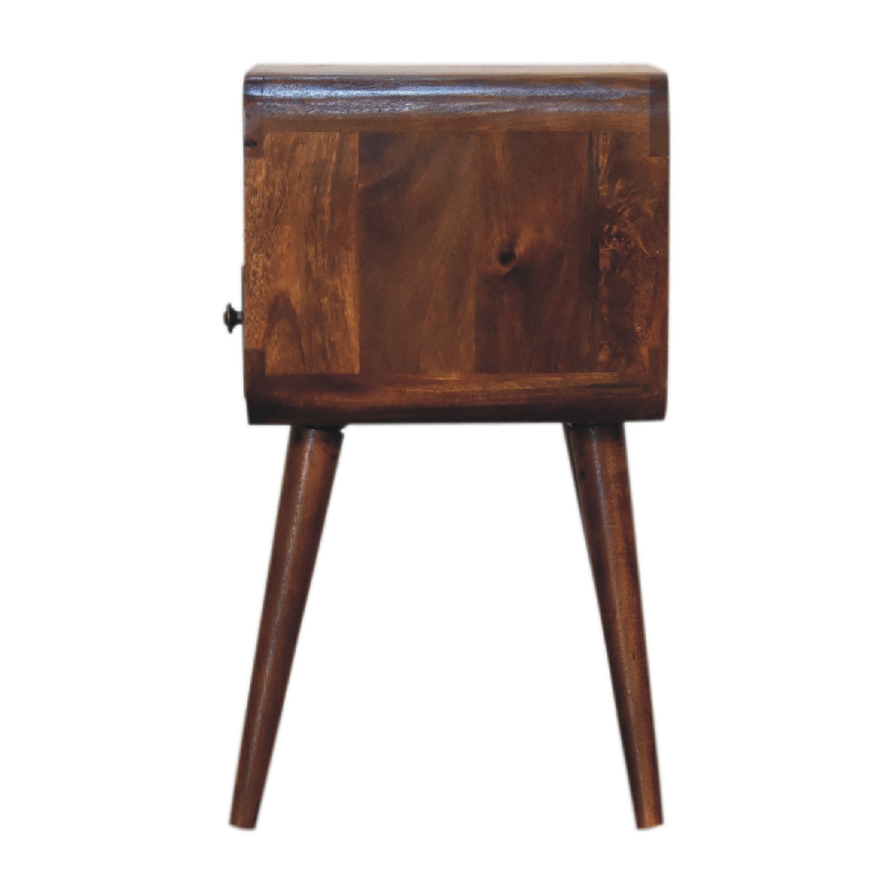 Artisan Mini Chestnut Curve Open Bedside