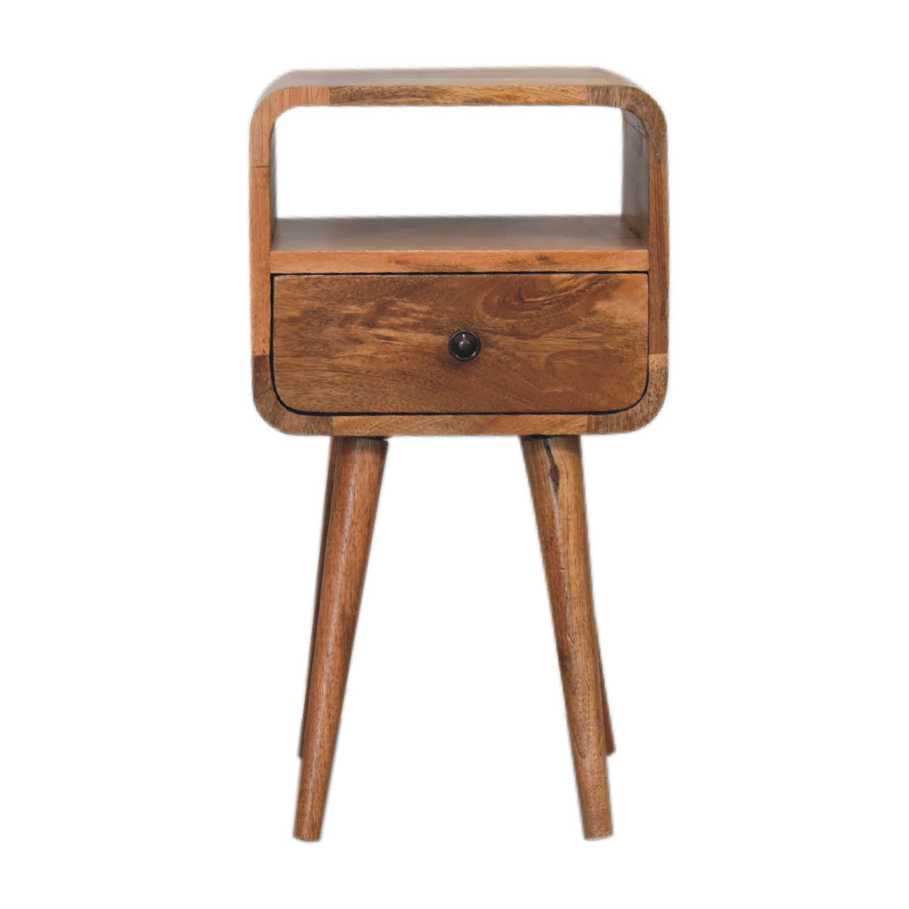 Artisan Mini Oakish Curve Open Bedside