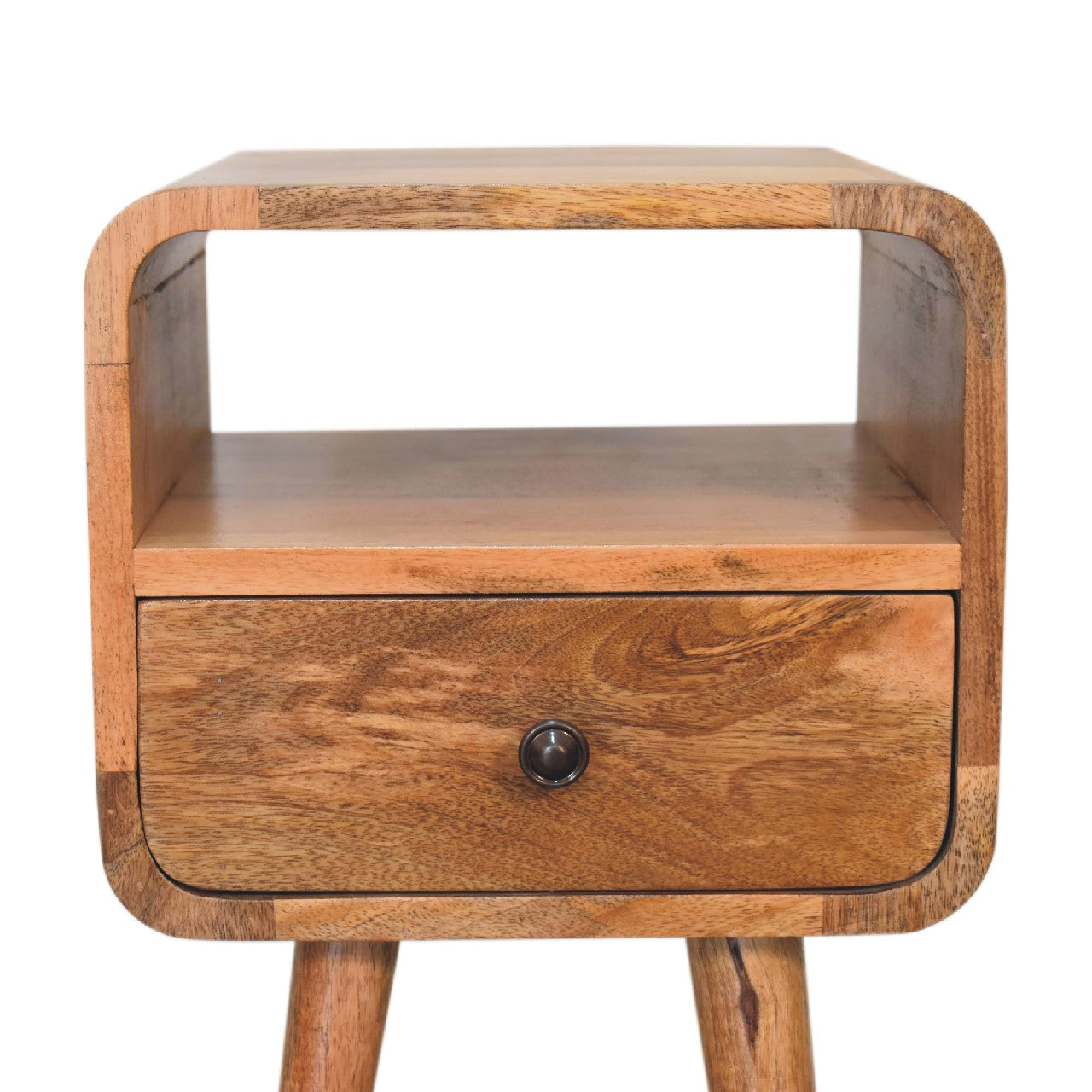 Artisan Mini Oakish Curve Open Bedside