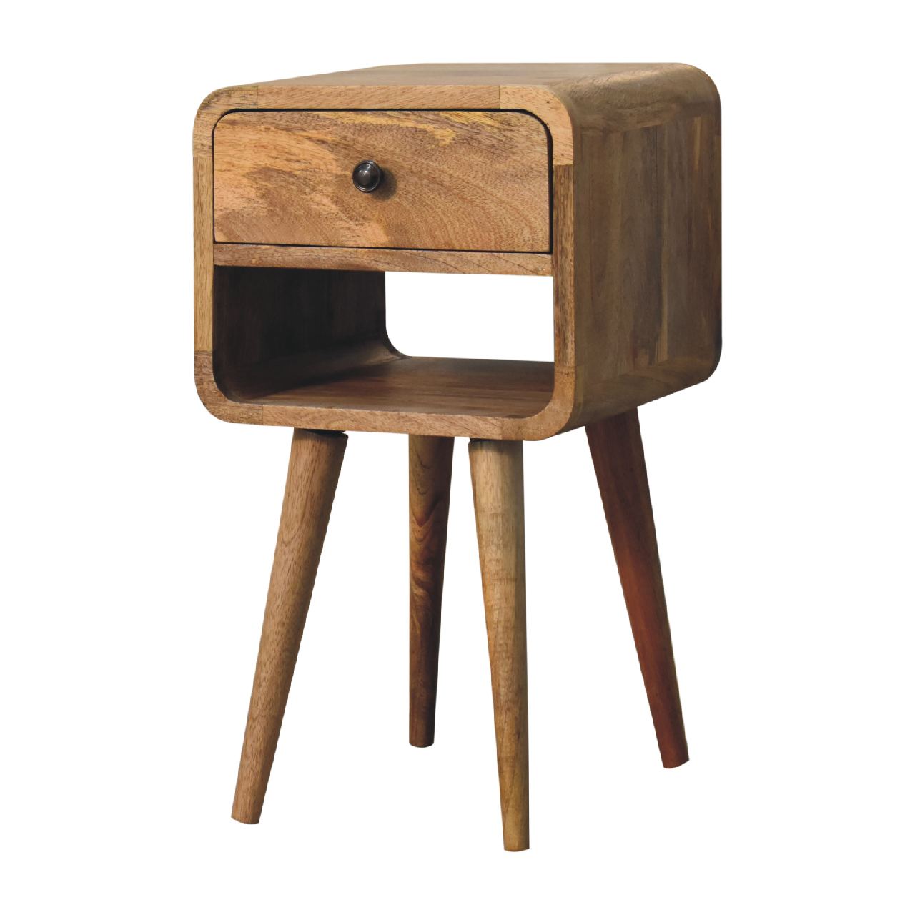 Artisan Mini Oak-ish Curve Lower Bedside
