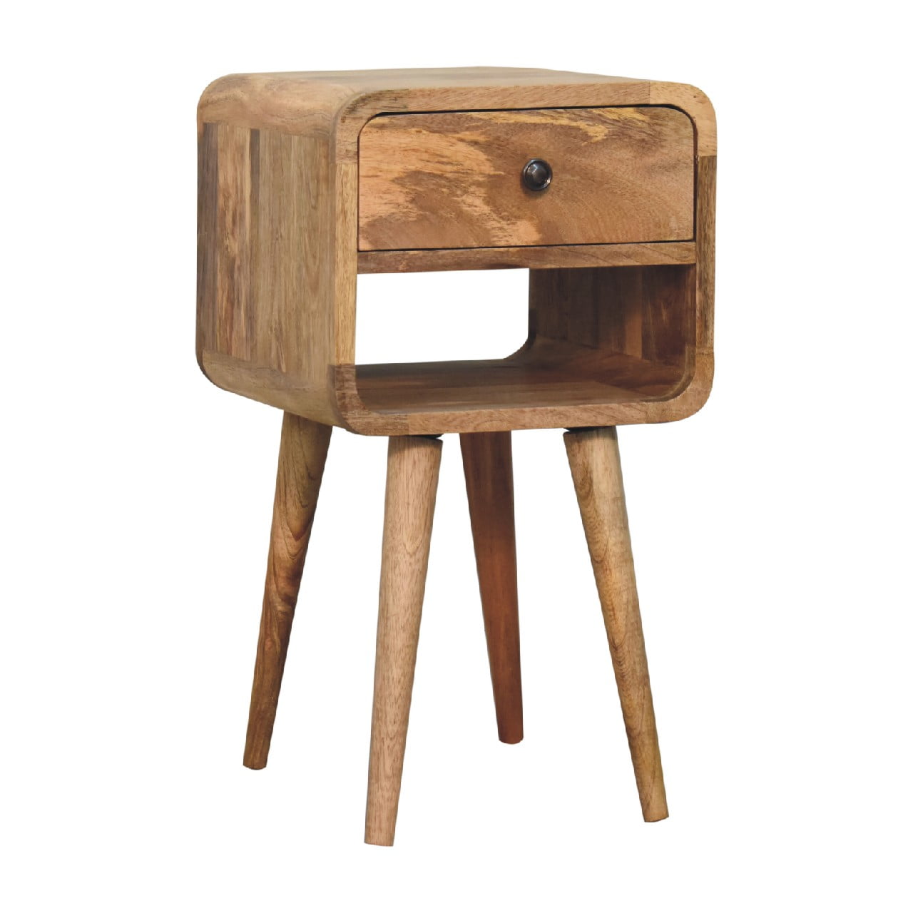 Artisan Mini Oak-ish Curve Lower Bedside