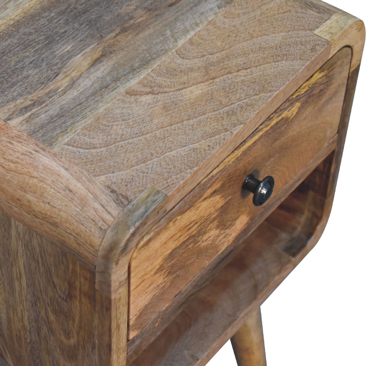 Artisan Mini Oak-ish Curve Lower Bedside