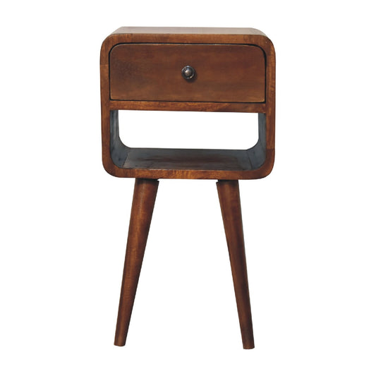 Artisan Mini Chestnut Curve Lower Bedside
