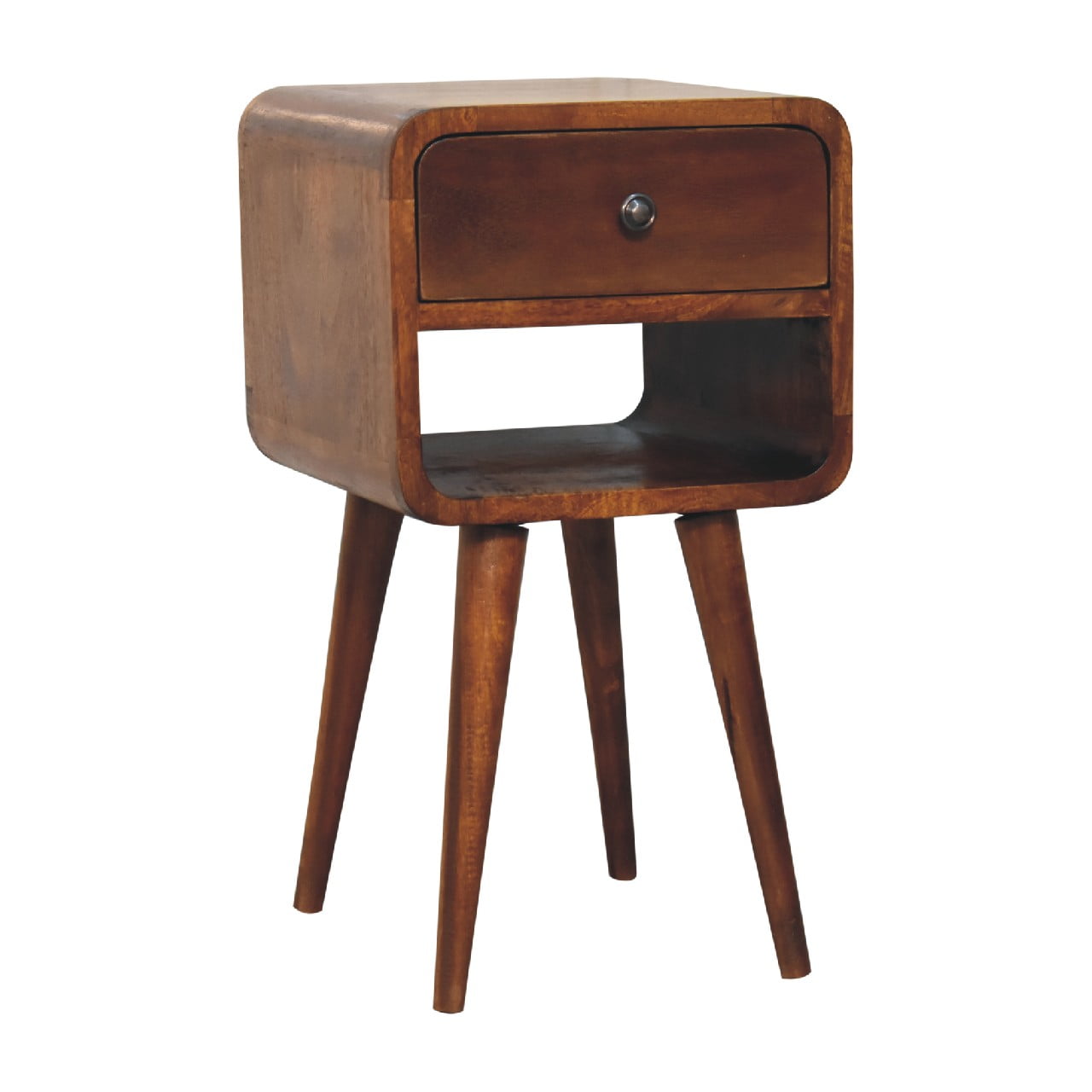 Artisan Mini Chestnut Curve Lower Bedside