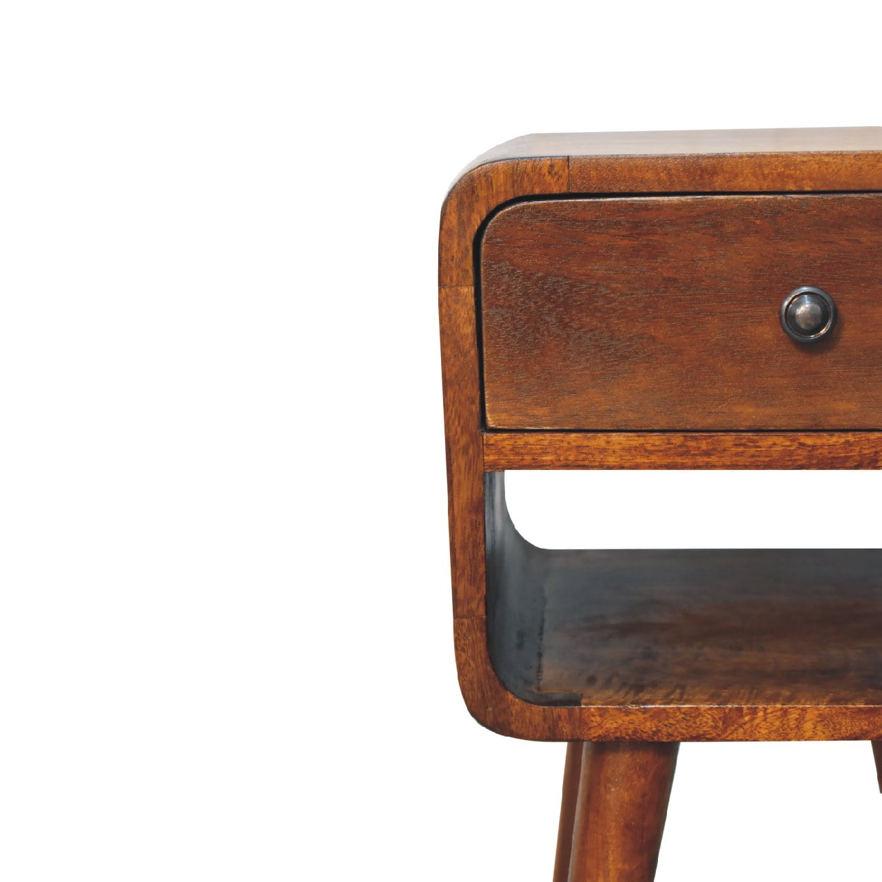 Artisan Mini Chestnut Curve Lower Bedside
