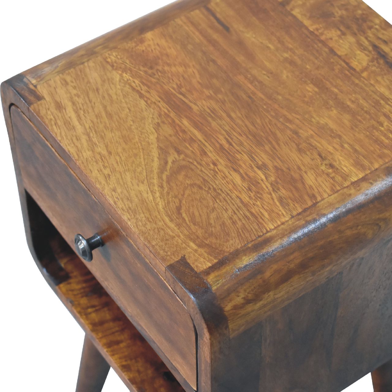 Artisan Mini Chestnut Curve Lower Bedside