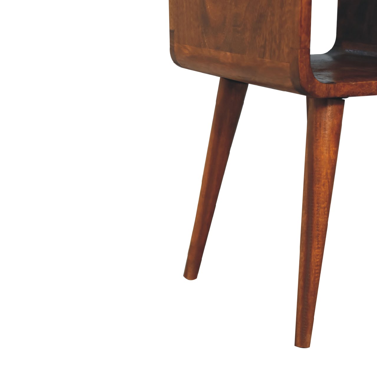 Artisan Mini Chestnut Curve Lower Bedside