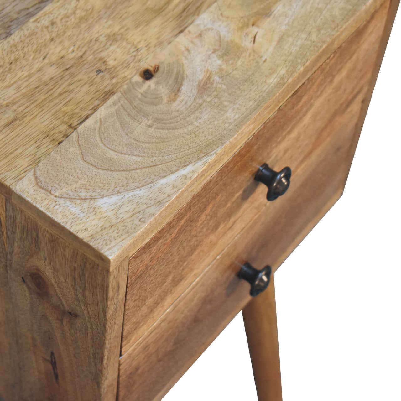 Artisan Mini 2 Drawer Oak-ish Bedside