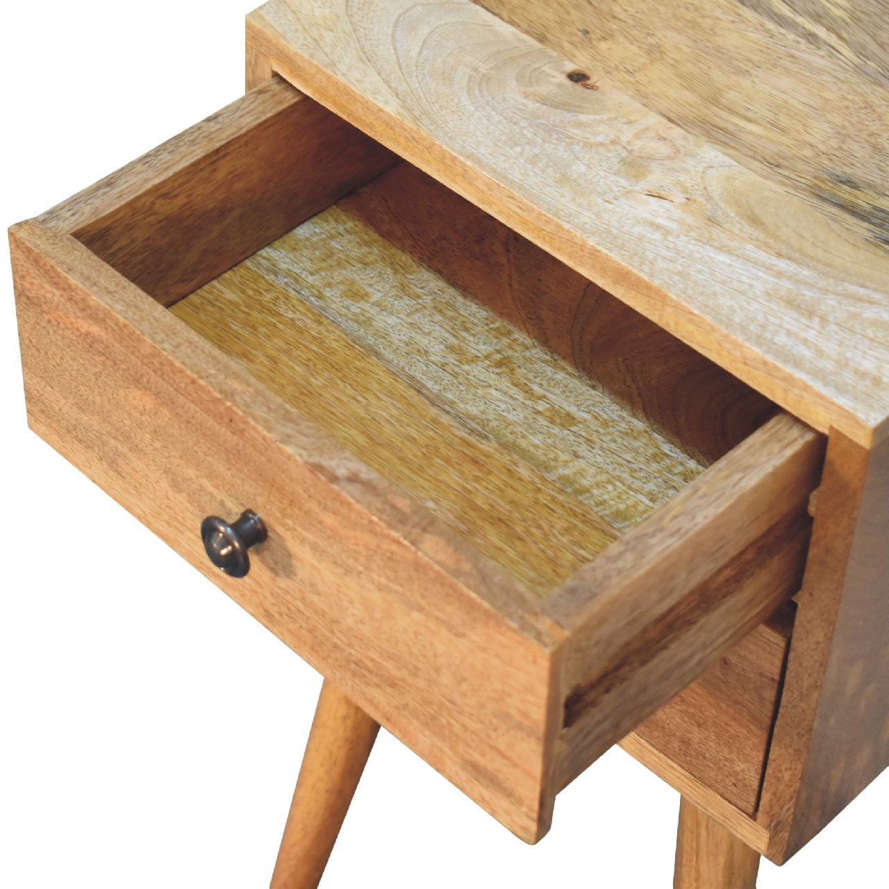 Artisan Mini 2 Drawer Oak-ish Bedside