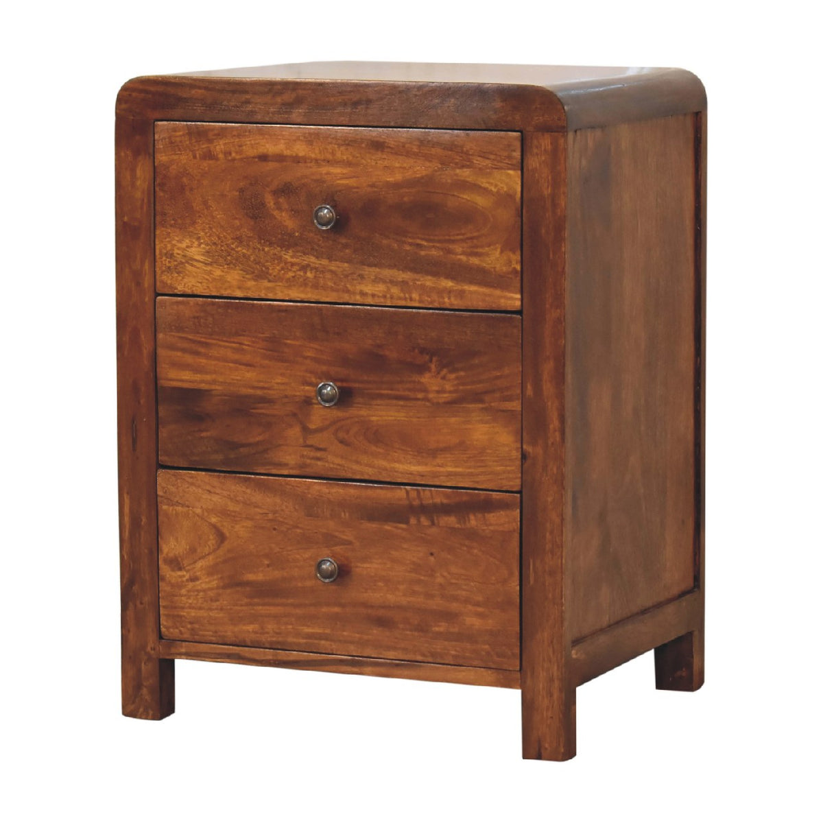Artisan Aspen 3 Drawer Bedside Table