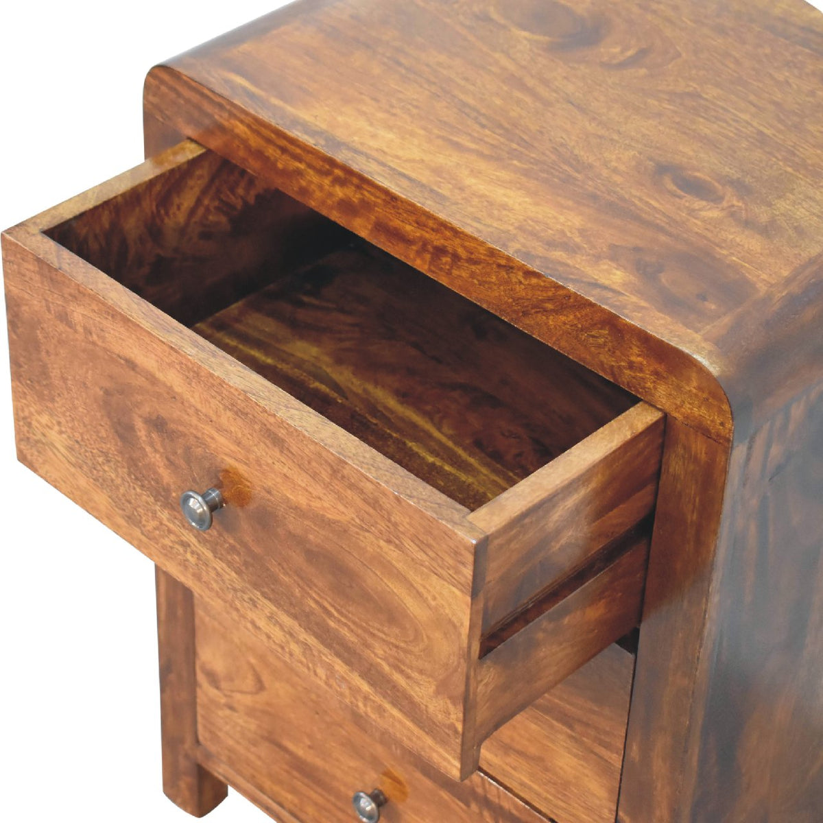 Artisan Aspen 3 Drawer Bedside Table