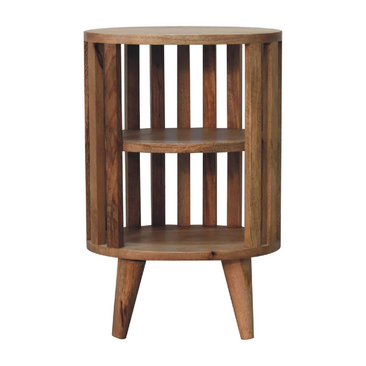 Artisan Ariella Double Shelf Oak-ish Bedside
