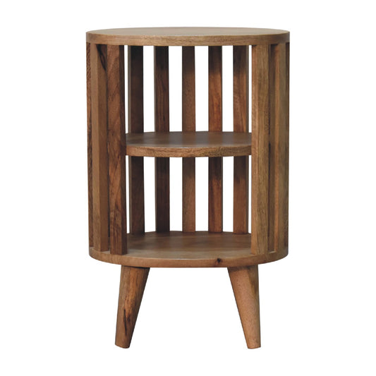 Artisan Ariella Double Shelf Oak-ish Bedside