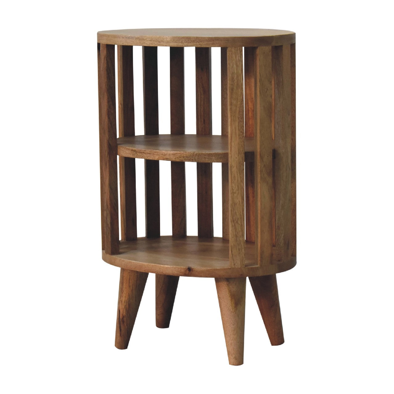 Artisan Ariella Double Shelf Oak-ish Bedside