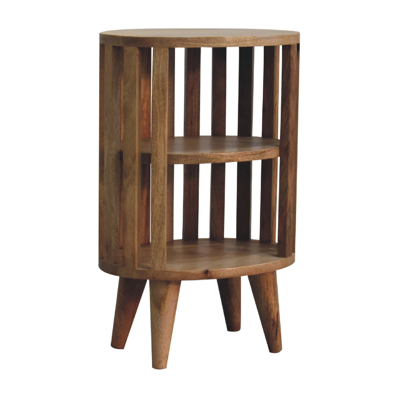 Artisan Ariella Double Shelf Oak-ish Bedside