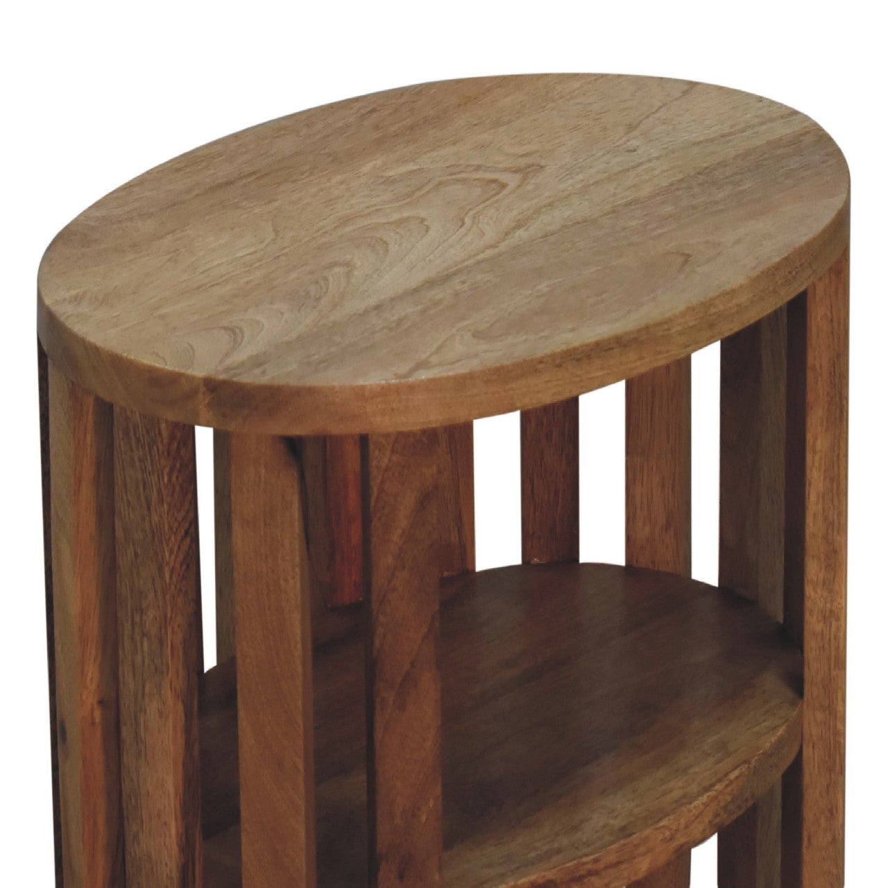 Artisan Ariella Double Shelf Oak-ish Bedside