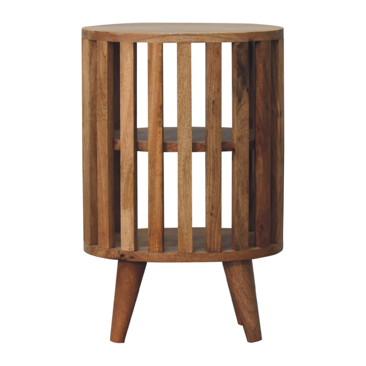 Artisan Ariella Double Shelf Oak-ish Bedside