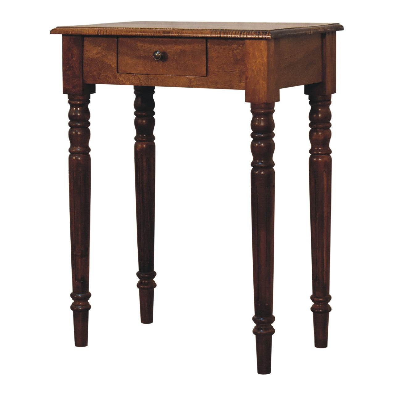 Artisan Chestnut Turned Leg Writing Desk