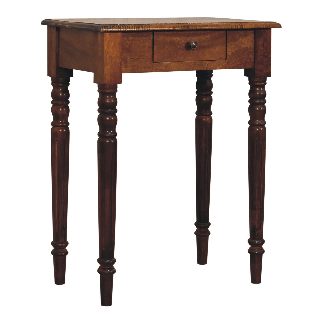 Artisan Chestnut Turned Leg Writing Desk