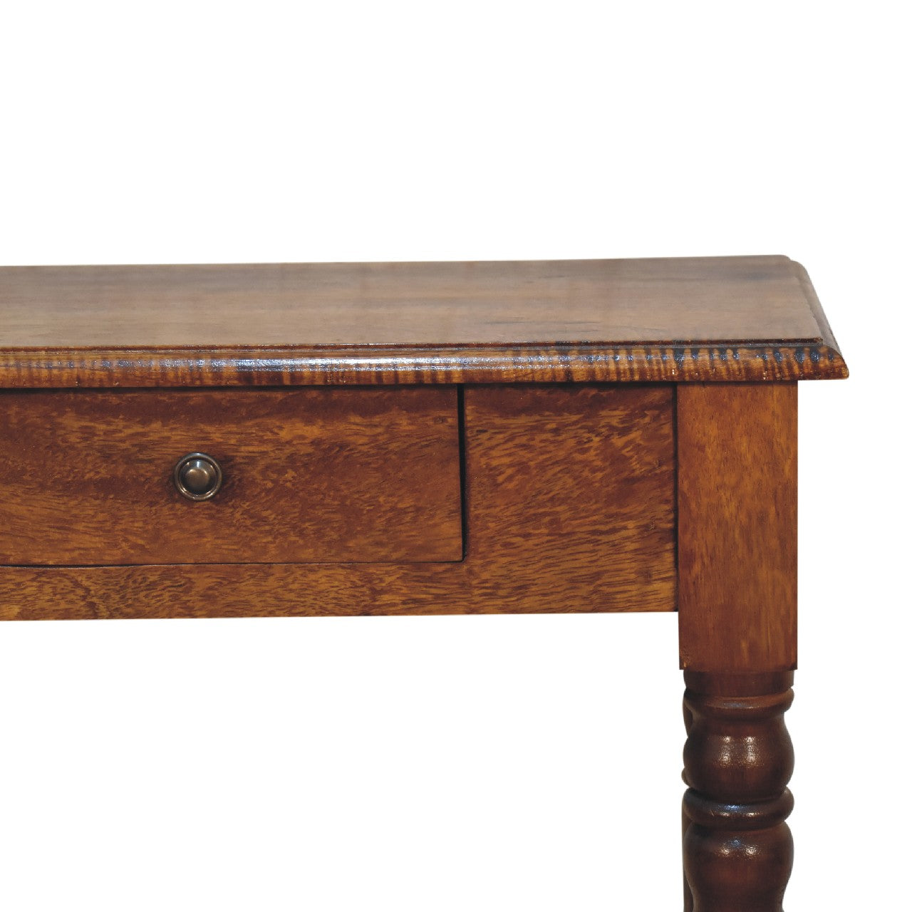 Artisan Chestnut Turned Leg Writing Desk