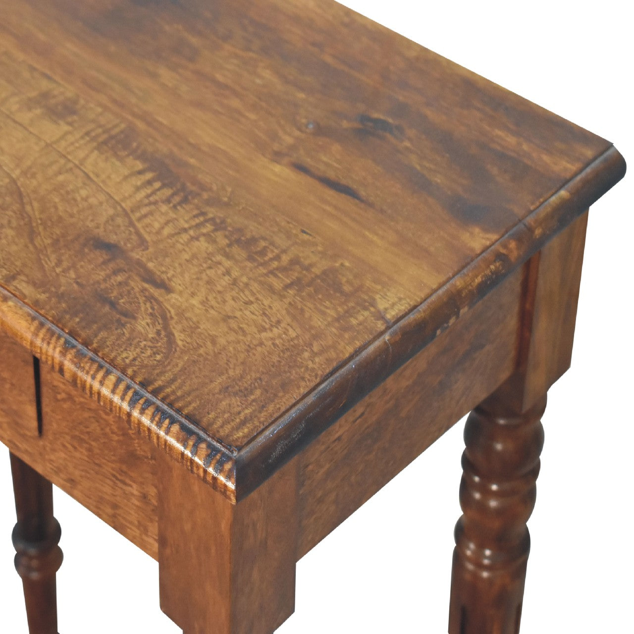 Artisan Chestnut Turned Leg Writing Desk