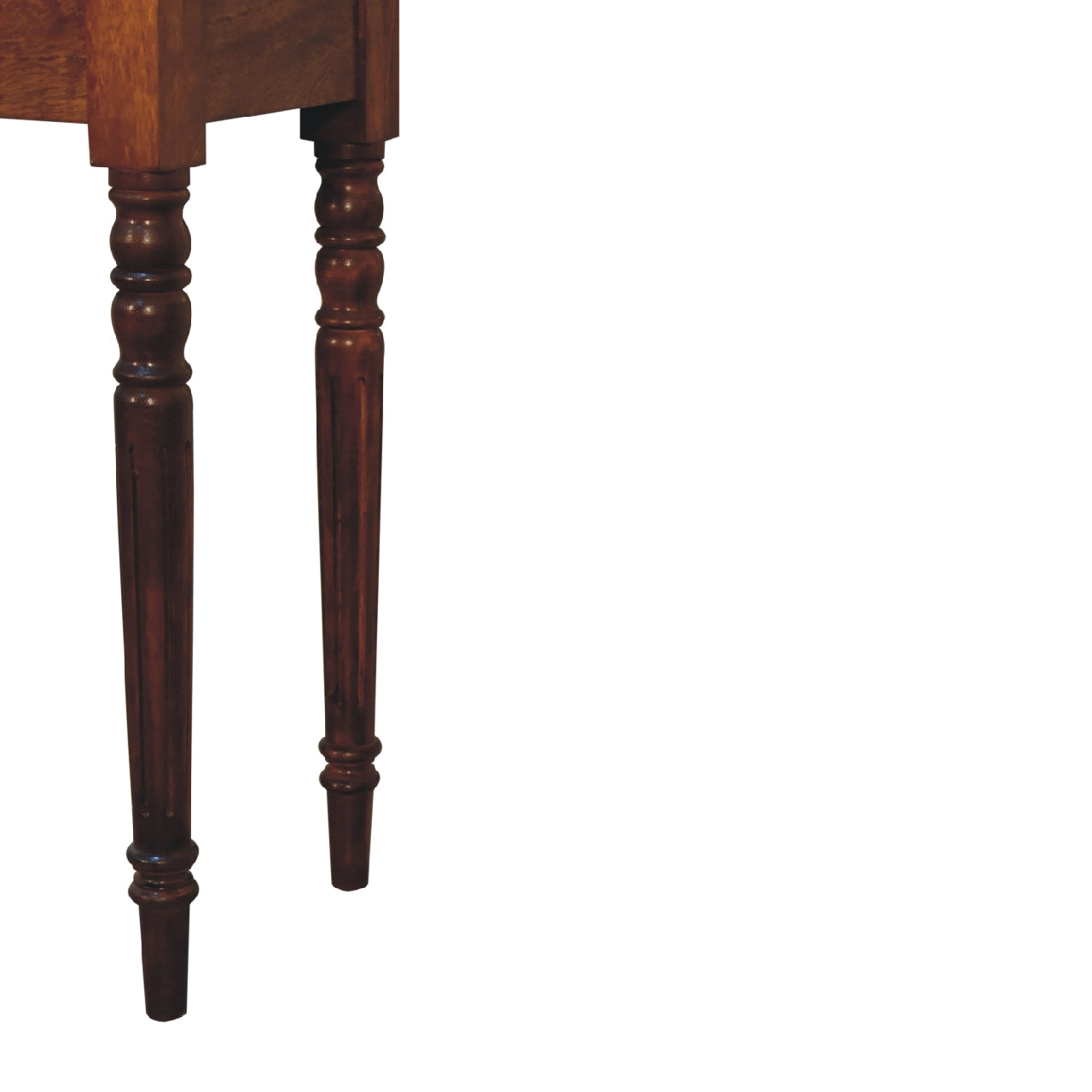 Artisan Chestnut Turned Leg Writing Desk