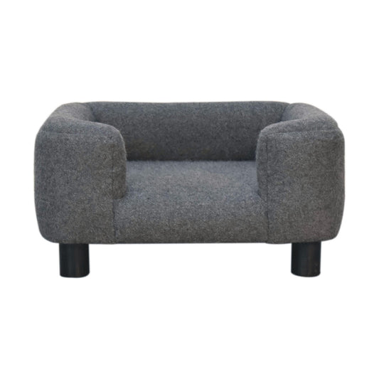Artisan Mini Battleship Tweed Pet Sofa Bed