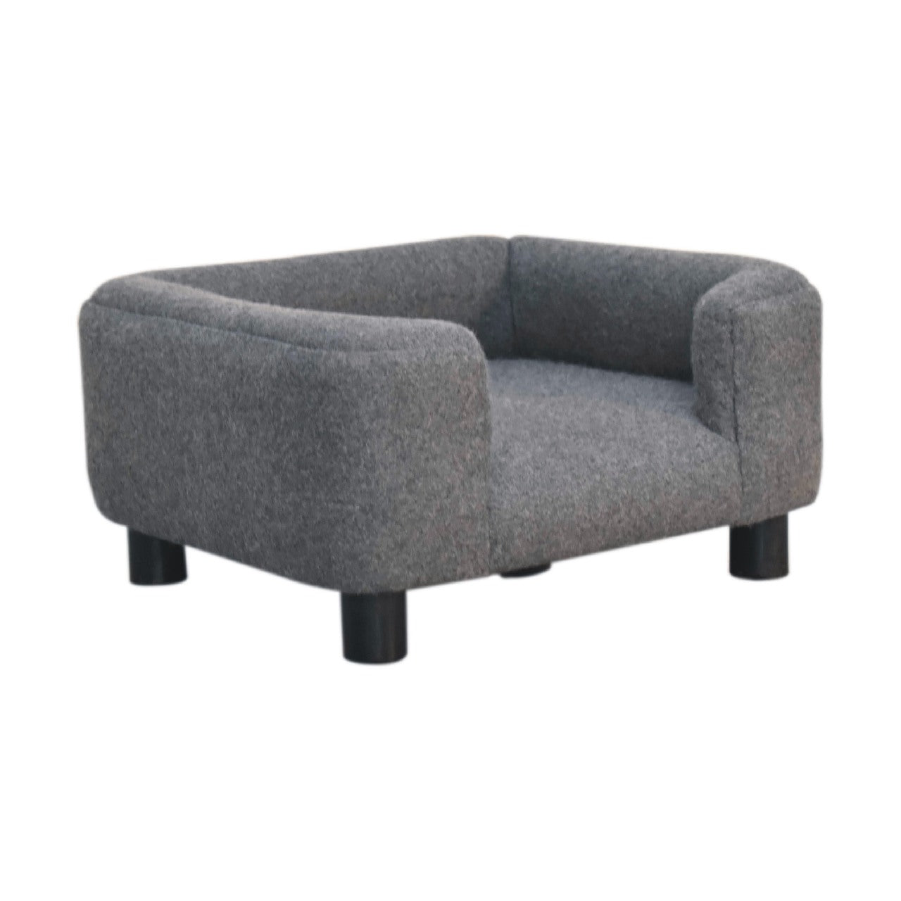 Artisan Mini Battleship Tweed Pet Sofa Bed
