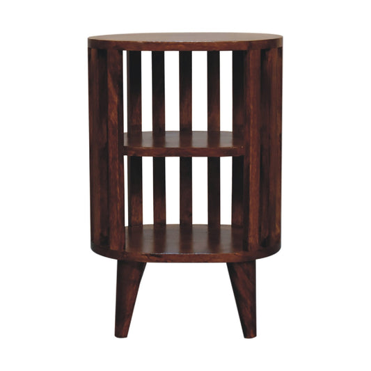 Artisan Ariella Double Shelf Chestnut Bedside
